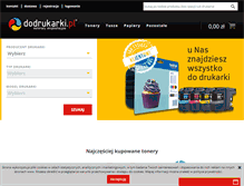 Tablet Screenshot of dodrukarki.pl